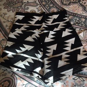 High Waist Cotton Shorts