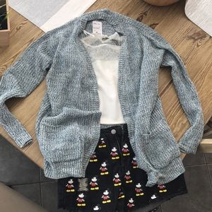 ❤️NWT forever 21 cardigan heathered Blue small❤️