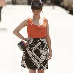 Anthro "Bustling Avenues" Dress