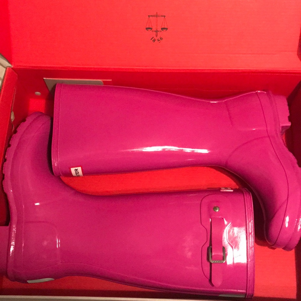 Pink Hunter Boots