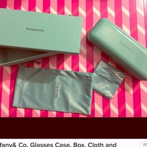 Tiffany & Co. Glasses Case, Box, Cloth +