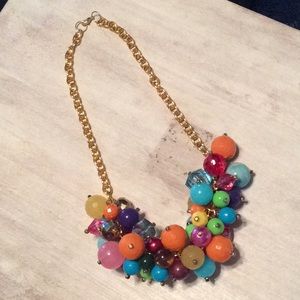 Multi colored necklace.