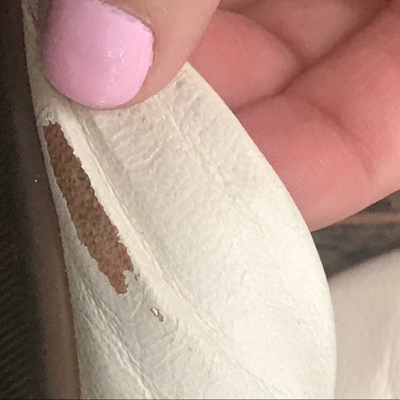 Nine West White Leather Flats - Picture 4 of 4