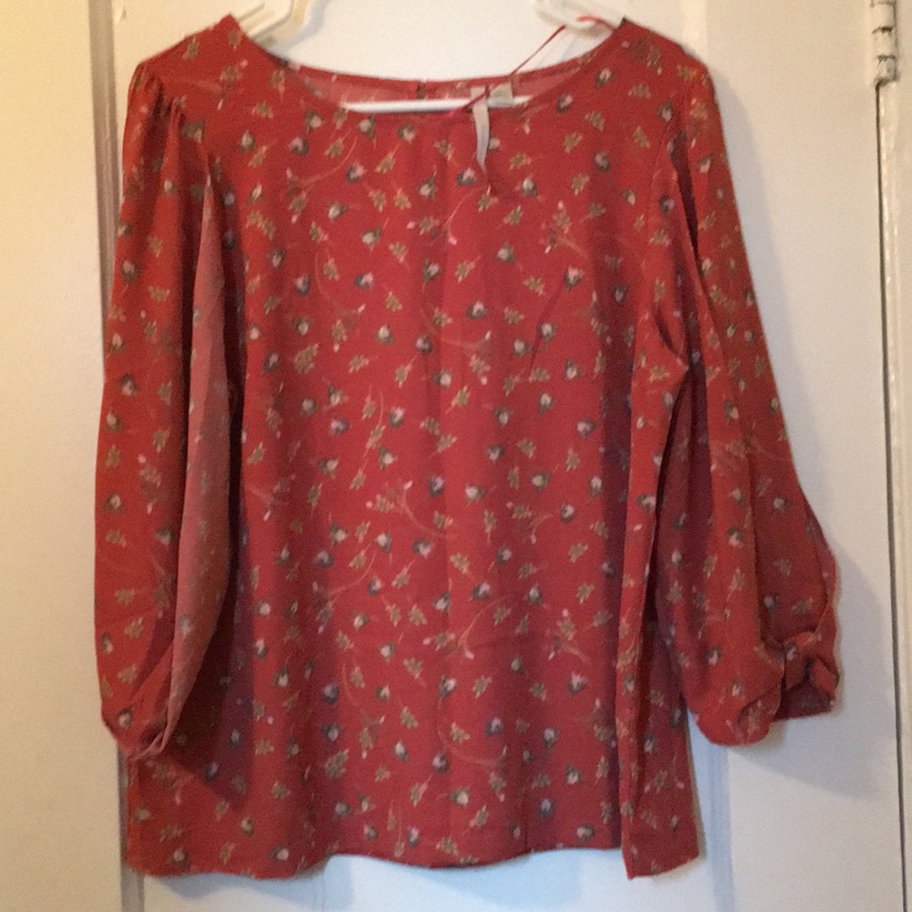 Fall blossom blouse