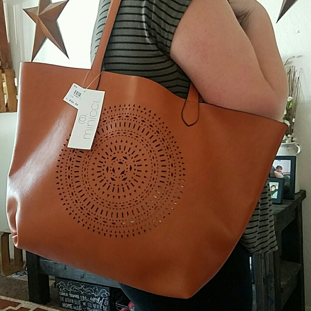 Minicci brown tote purse