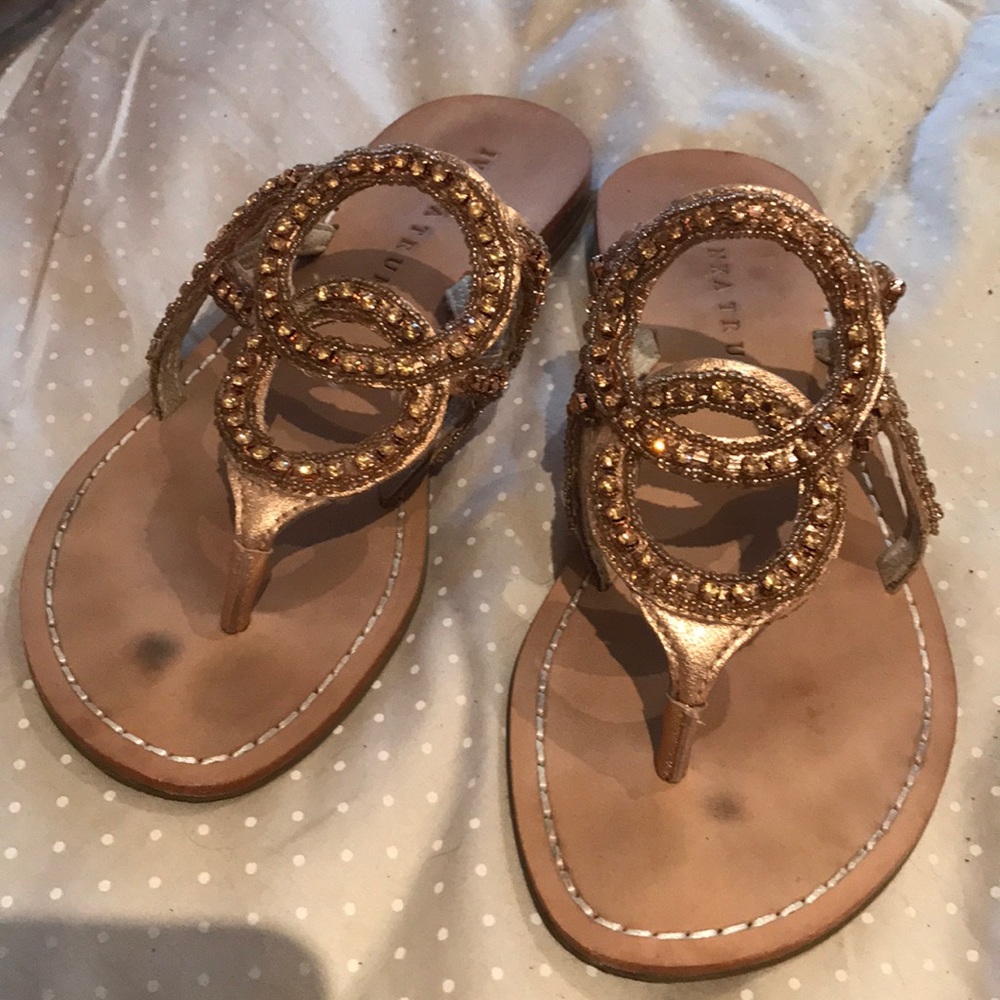 Ivanka Trump Itpaloma gold multi leather