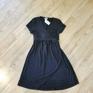Black maternity dress