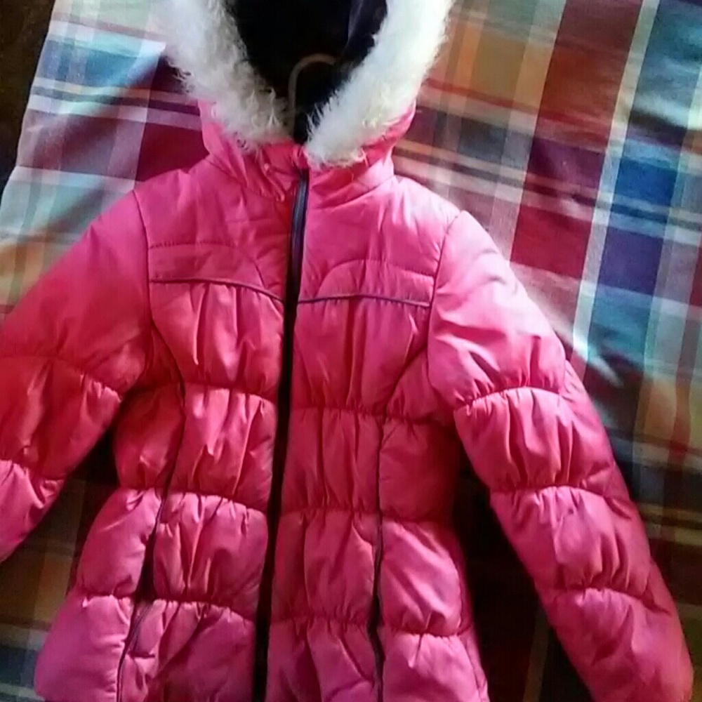 London fog girlz pink coat
