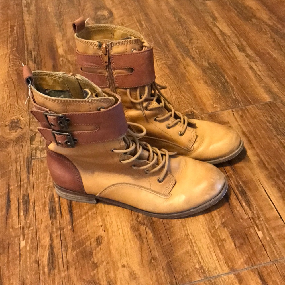 Combat-style boots