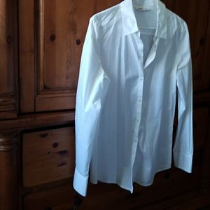 Long sleeve white blouse