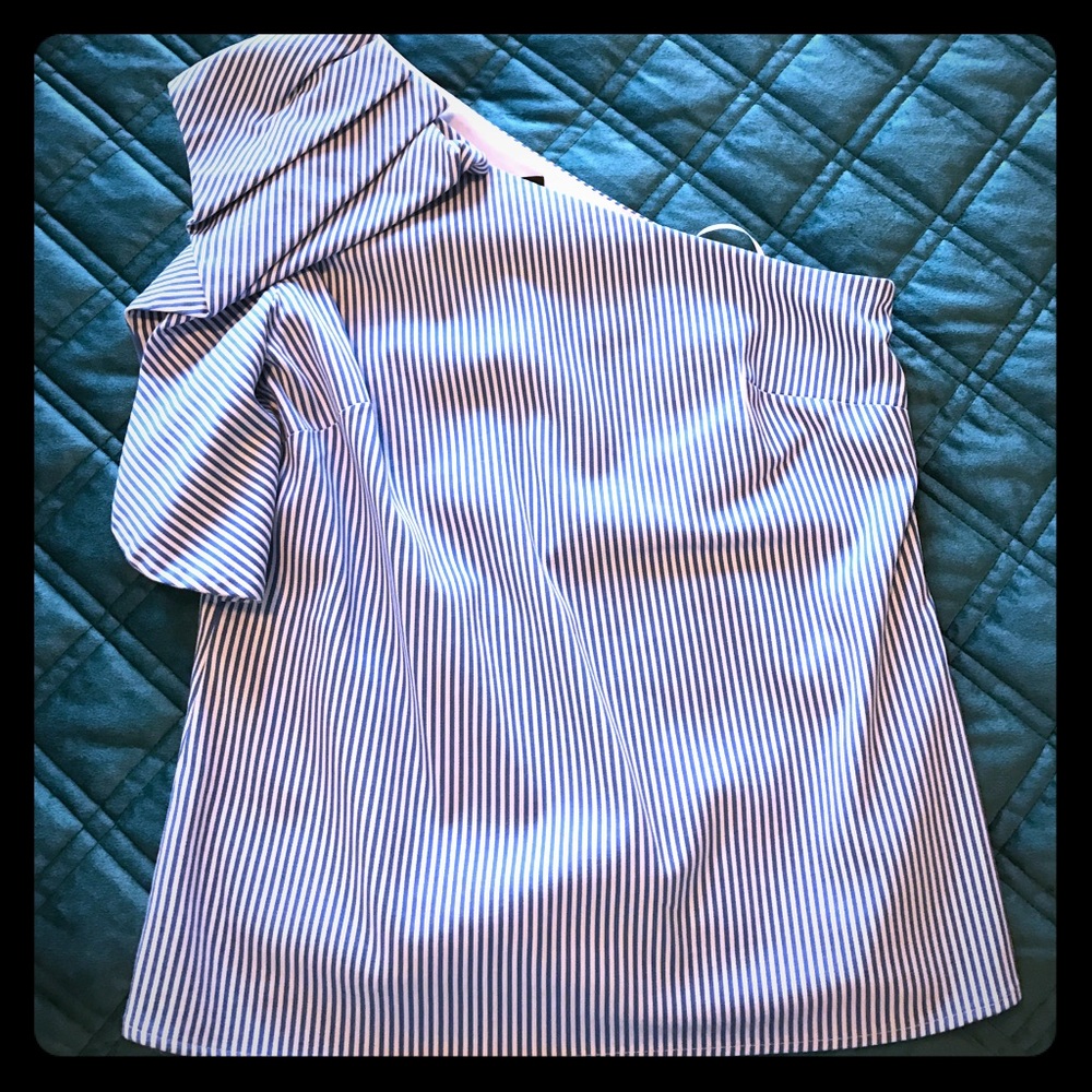 Banana Republic one shoulder top