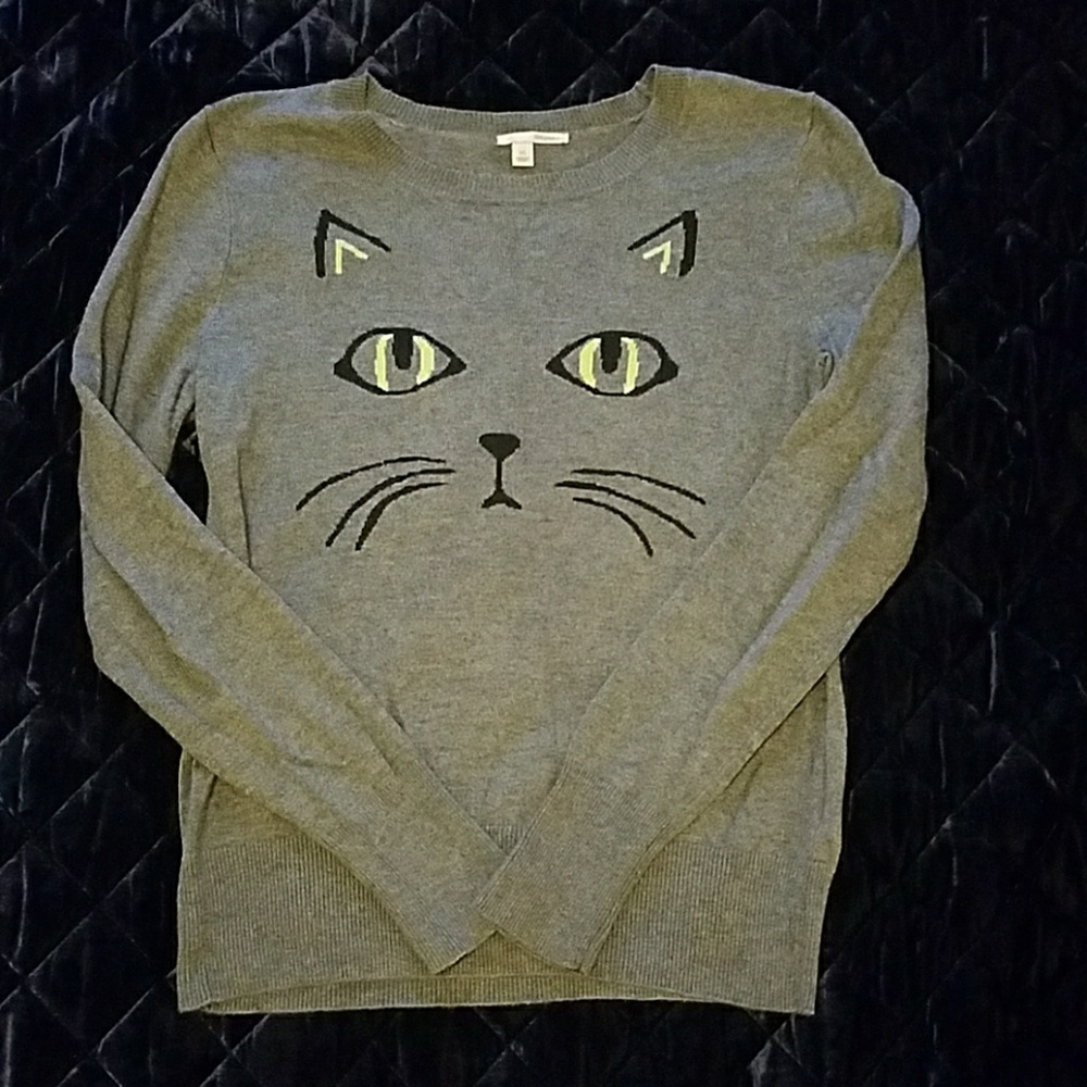 Halogen Kitty Cat Sweater