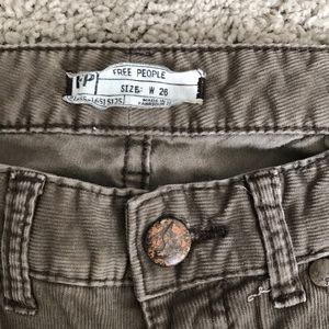 Free People Corduroy Brown Pants