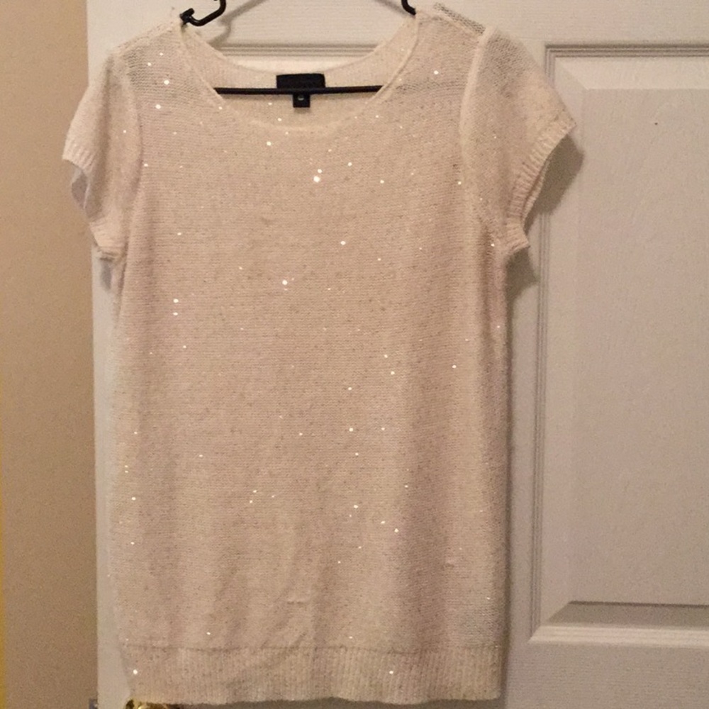 Worthington cream XL SPARKLY sweater