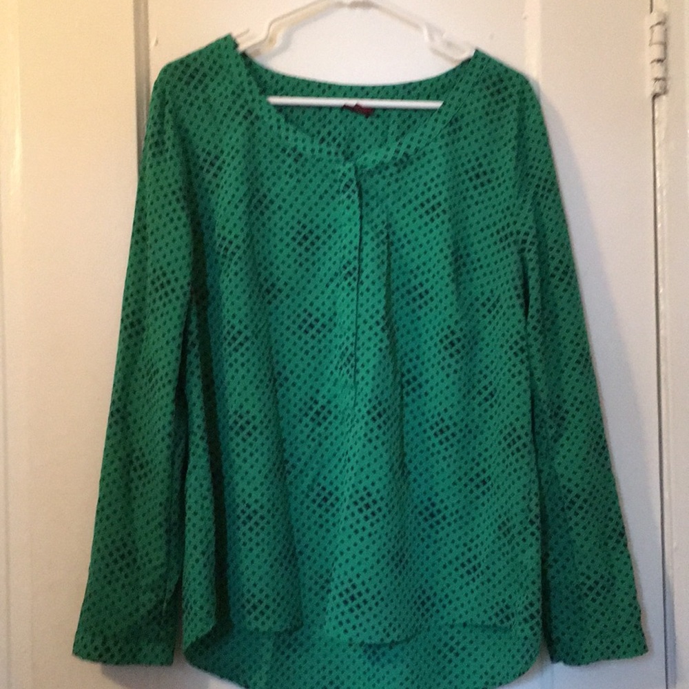 Maybe blue and green work blouse