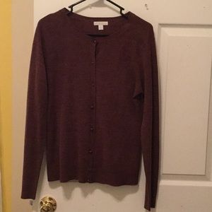 New York & Co Brown L cardigan