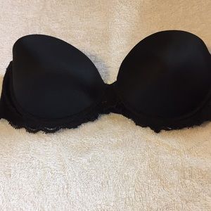 Strapless Lace back bra size 34 B