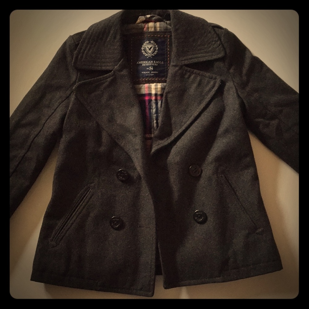American Eagle Trademark Pea Coat