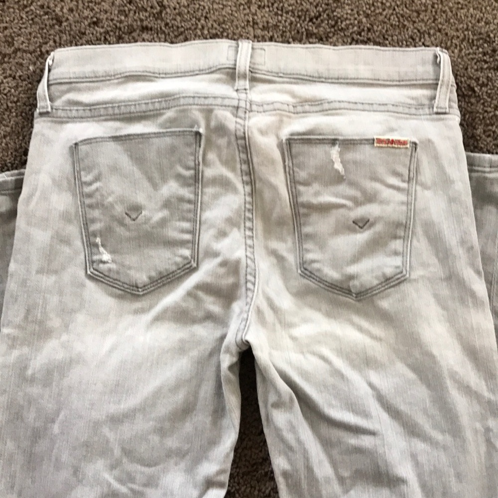 Hudson Nico Super Skinny gray jeans