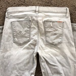 Hudson Nico Super Skinny gray jeans