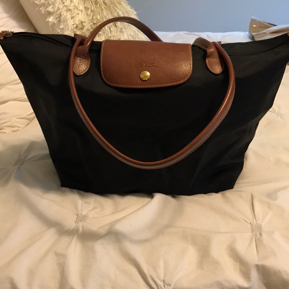 Longchamp large black tote