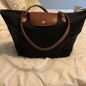 Longchamp large black tote