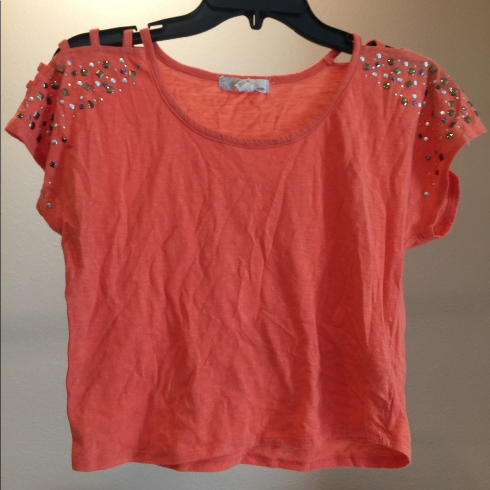Orange Crop Top