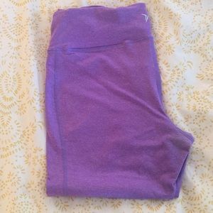 Purple workout capris
