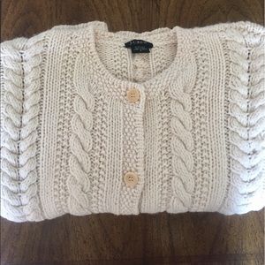 J. Crew Hand Knit Wool Sweater