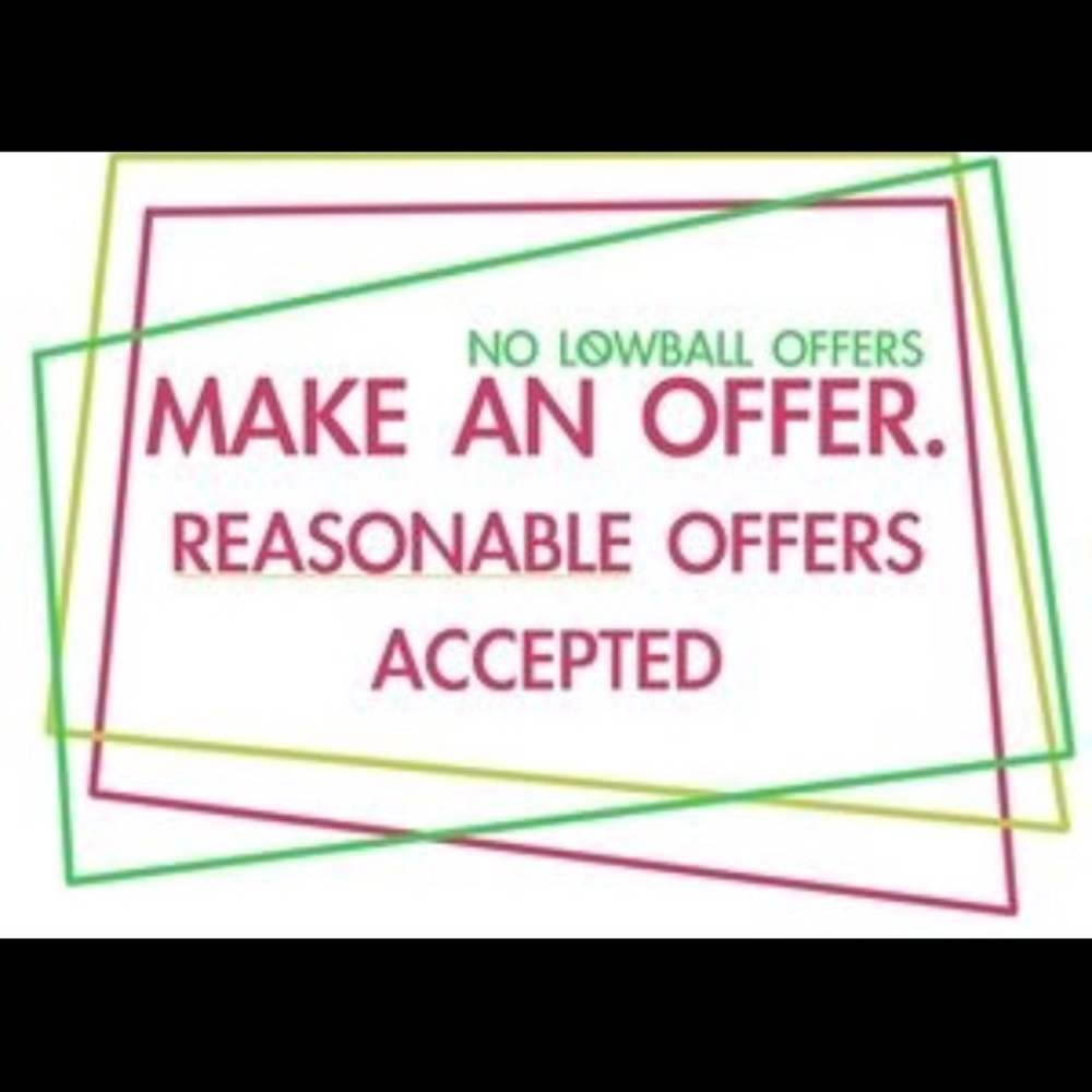 ✨MAKE A REASONABLE OFFER✨