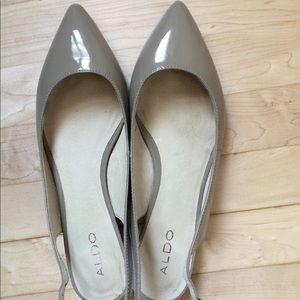 ALDO sling back kitten heels