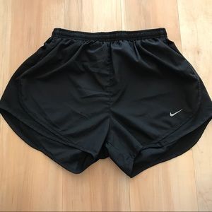 All Black Nike Tempo Shorts