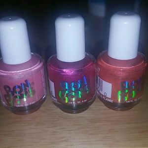 Set of 3 Bari Cosmetic Mini Bon Bon Nail Polishes