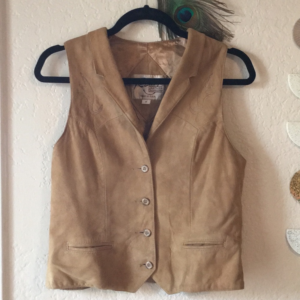 Vintage Suede Vest