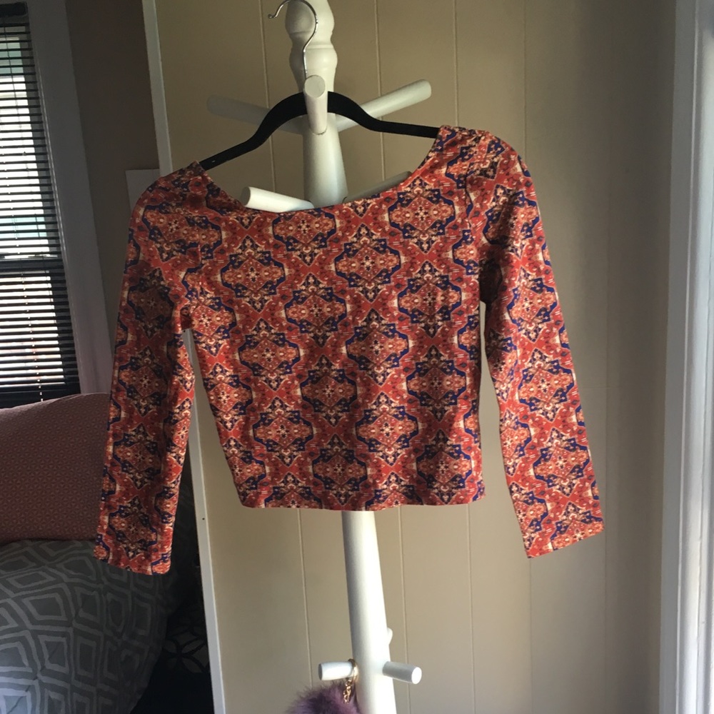 Patterned crop top!
