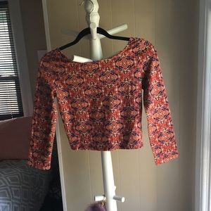 Patterned crop top!