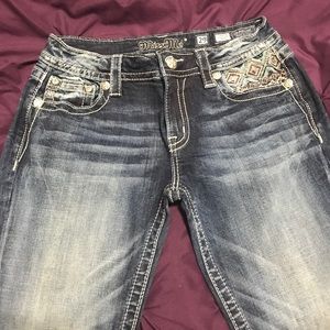 Size 29 Miss Me boot cut jeans