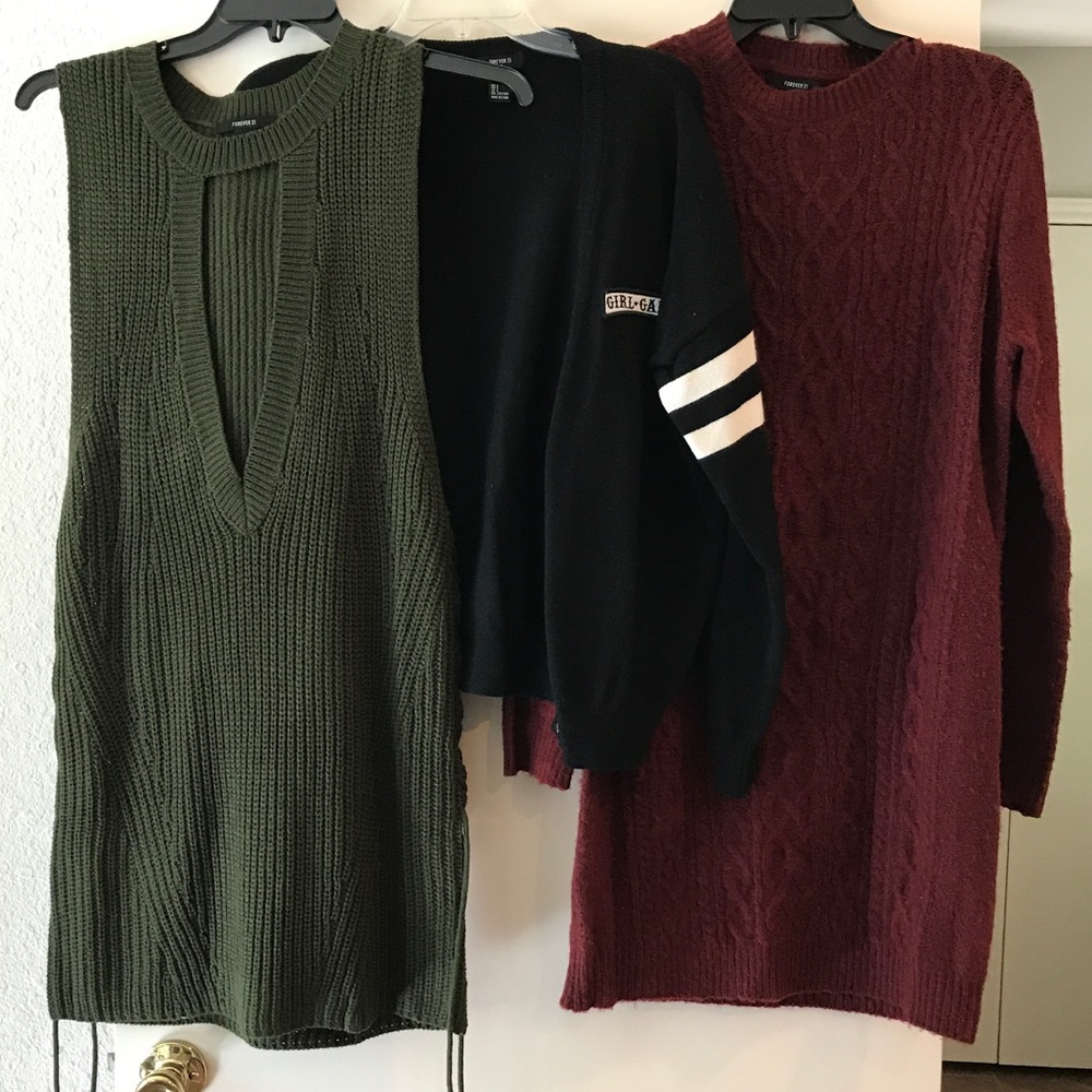 Forever 21 sweaters