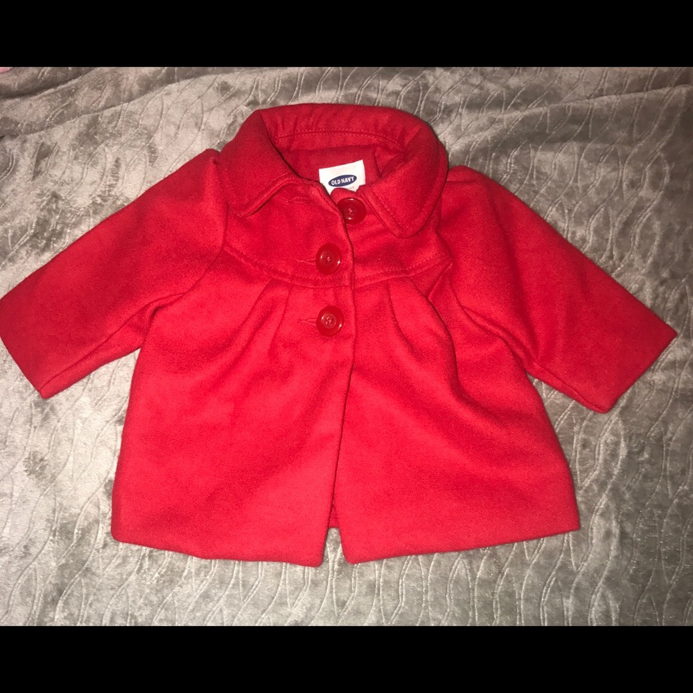 Baby Red Peacoat