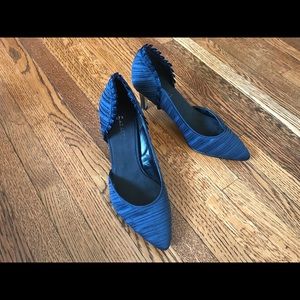Abaete Blue Satin Dressy heels
