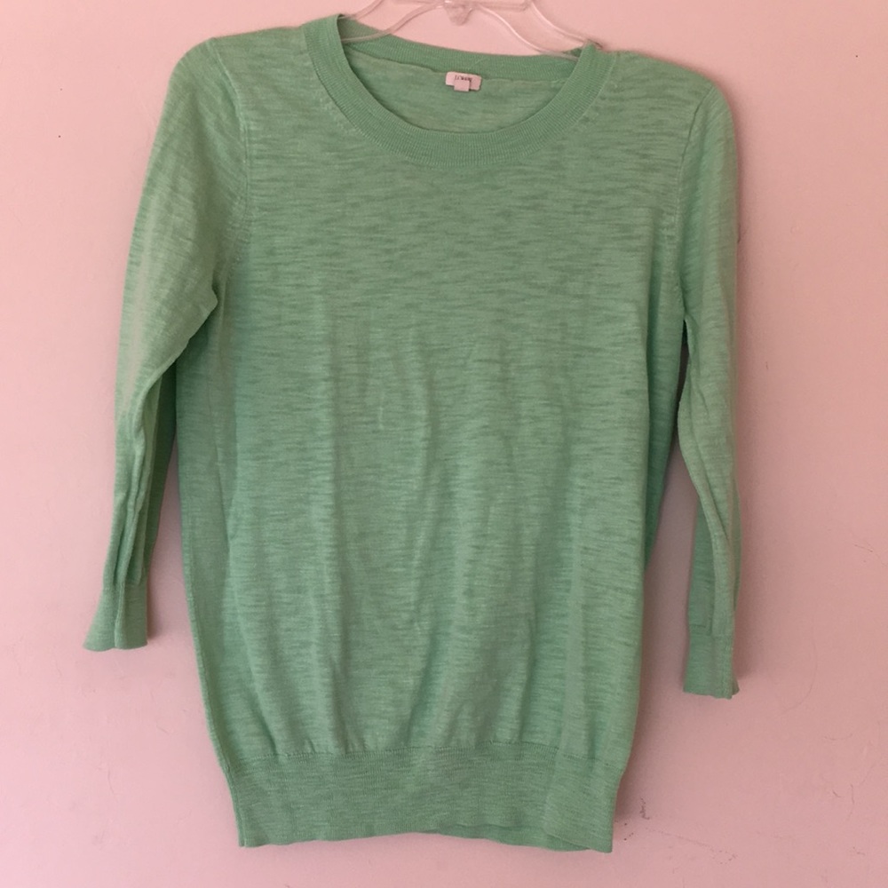 J Crew Mint green sweater