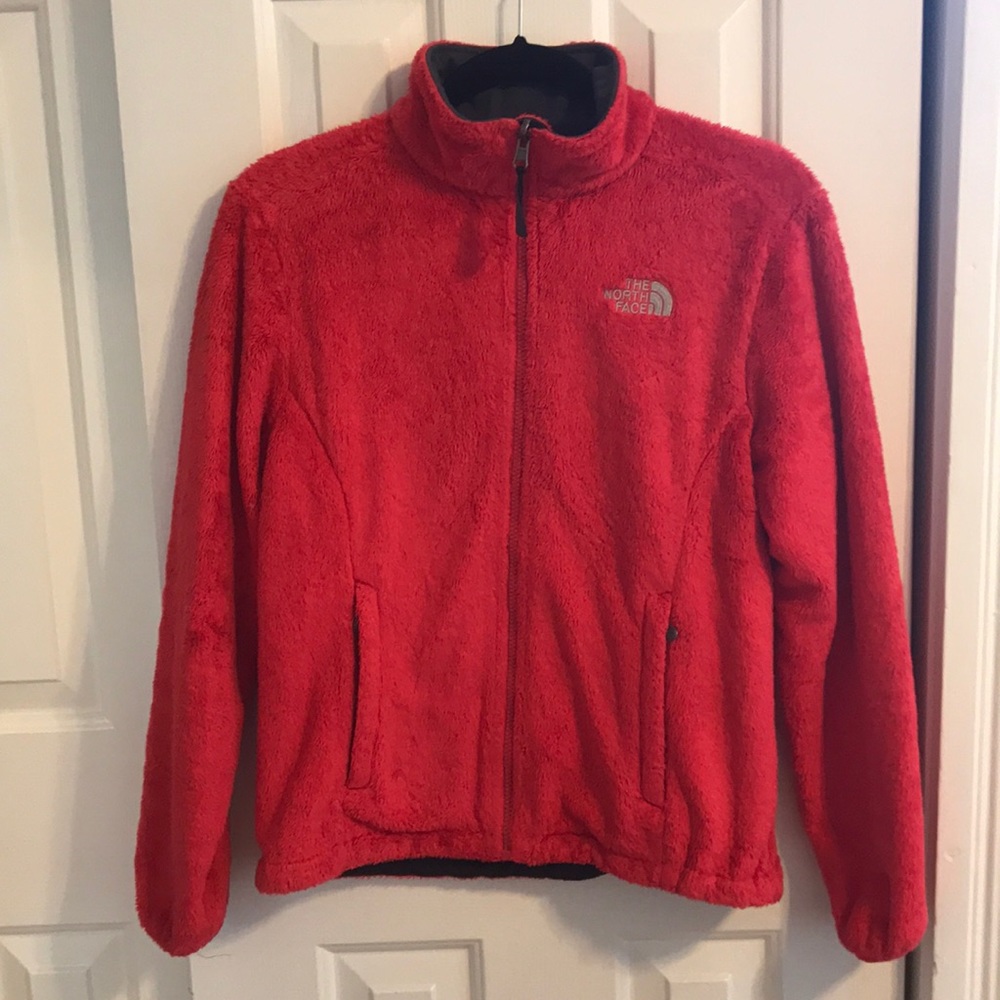 Fuzzy North Face Jacket