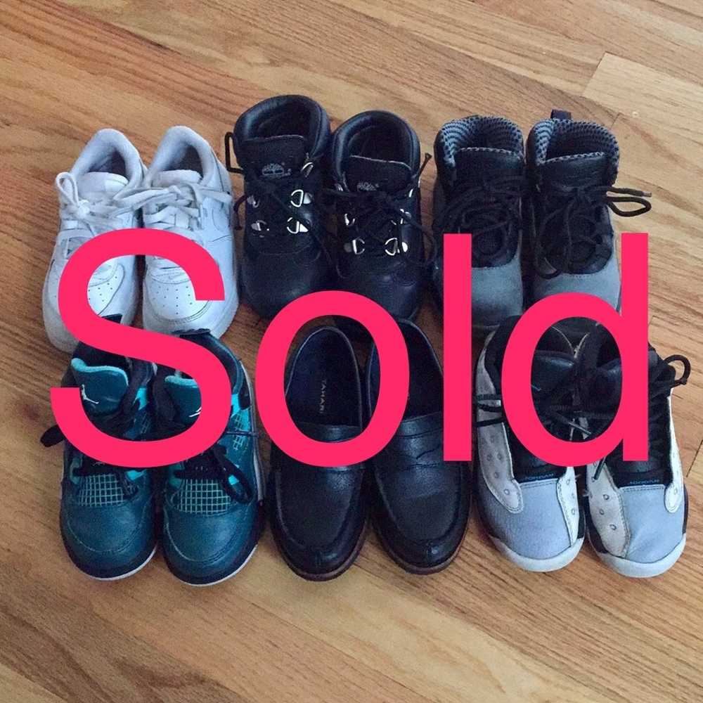 Boys shoes 9c LOT - jordan Nike and tahari