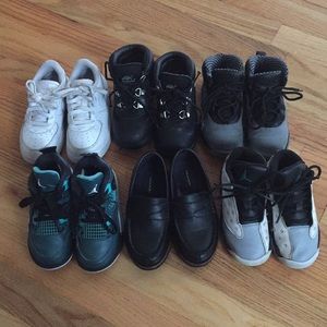 Boys shoes 9c LOT - jordan Nike and tahari