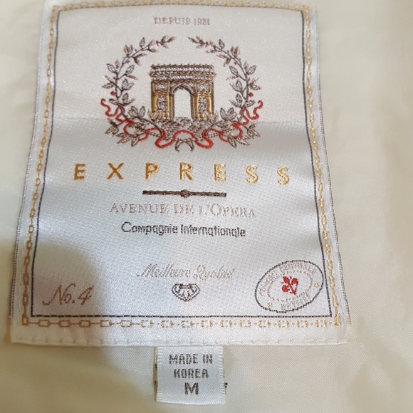 Express Coat w/Hood. Faux Fur is Removable. Med/Lg - Picture 6 of 8