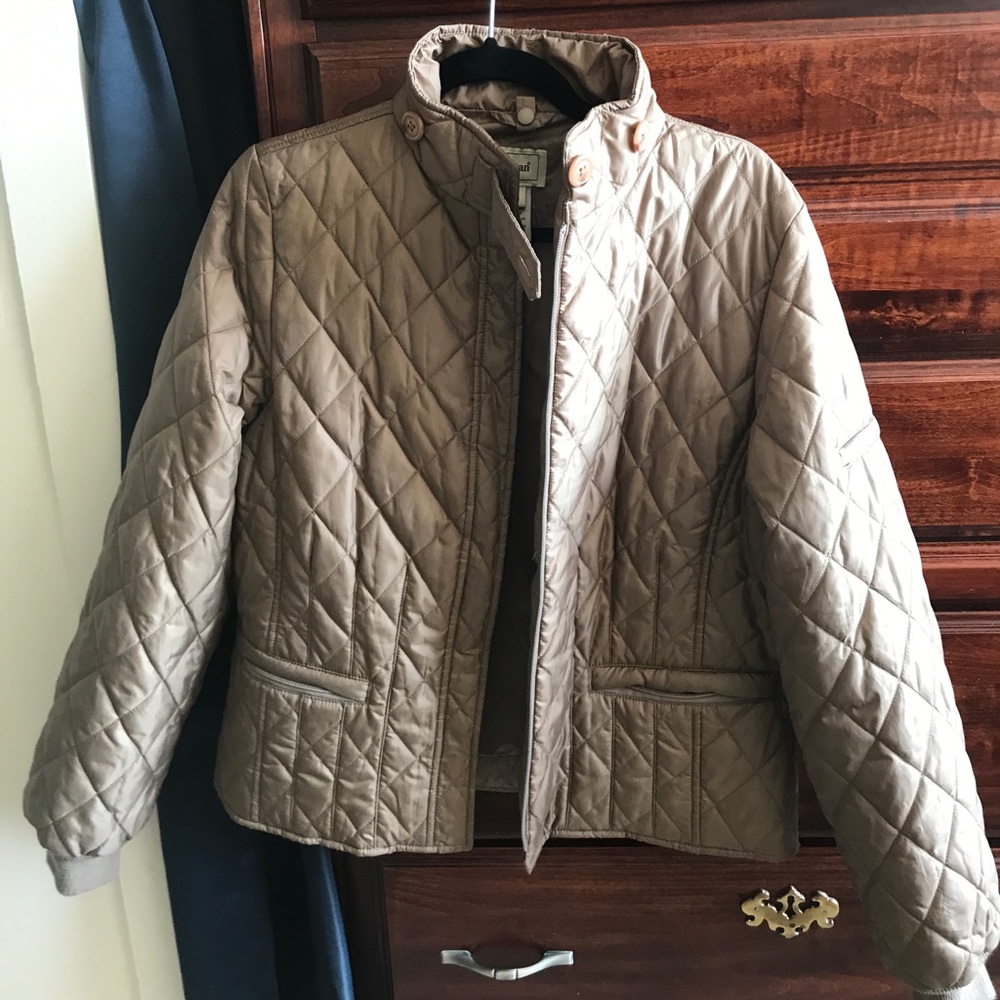 L.L. Bean Down Quilted Bomber Jacket