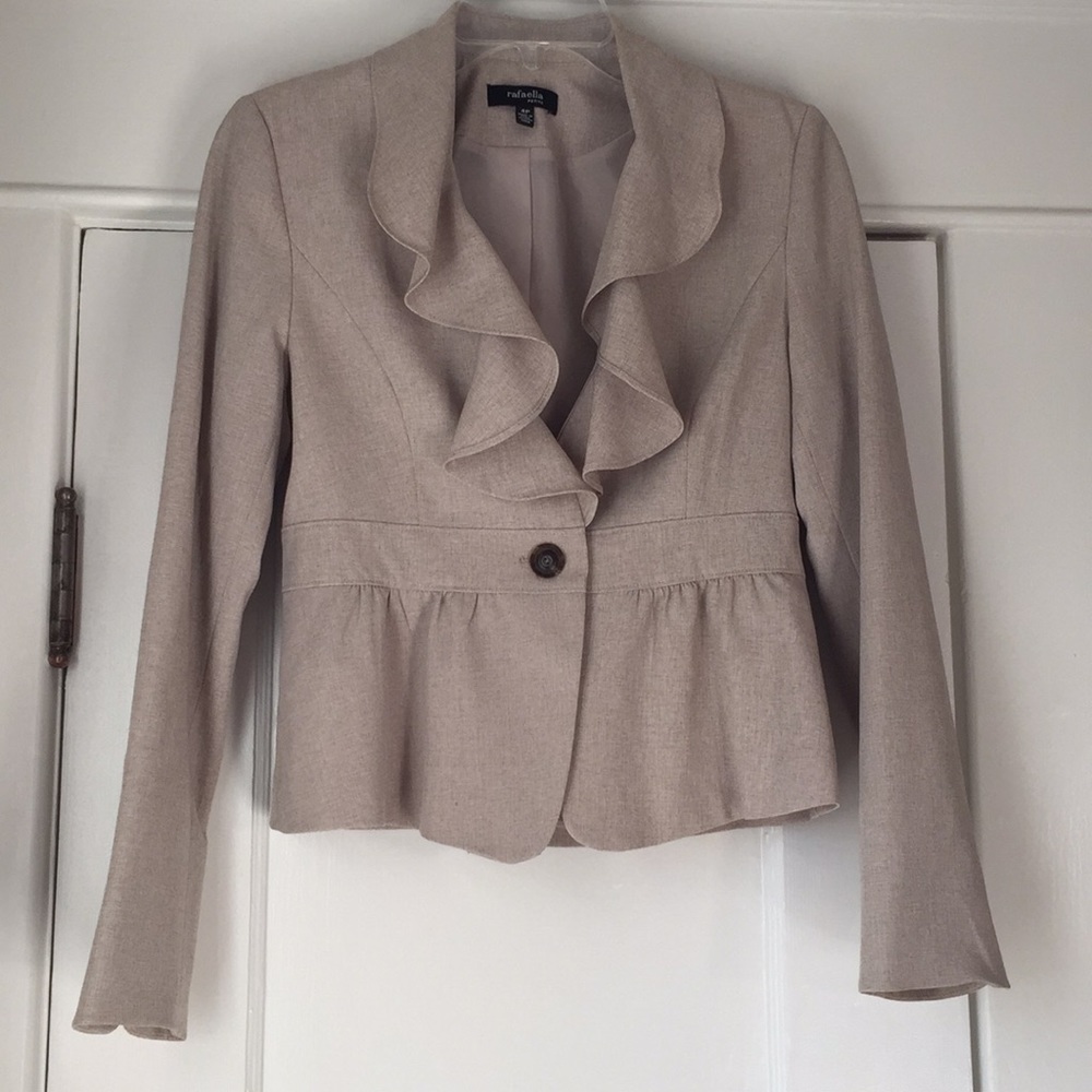 Beige Rafaella 4P blazer