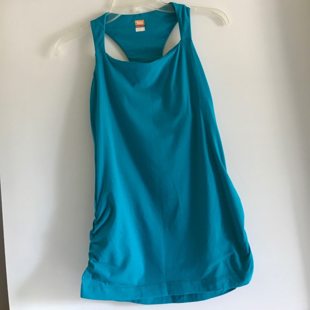 {Lucy sport} blue activewear tank