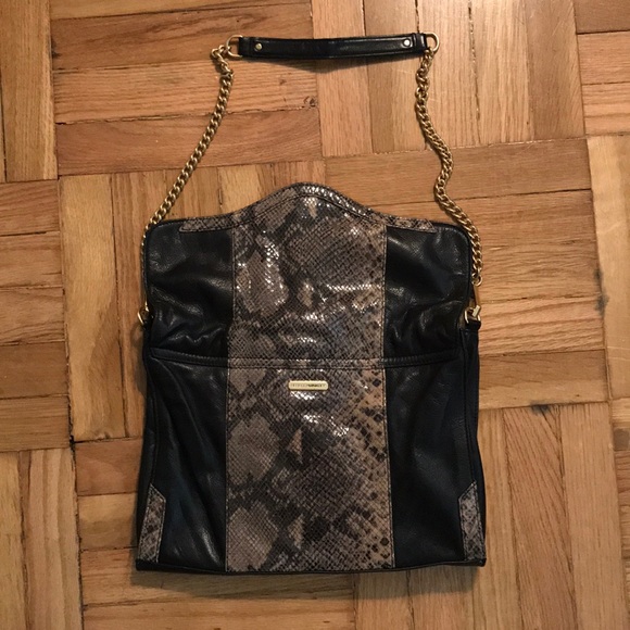 Rebecca Minkoff python panel leather bag - Picture 3 of 3