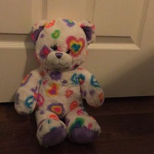 Build a bear patterned stuffed animal